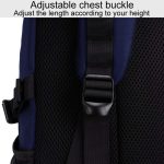 SKV B23344 Herren Business-Laptop-Rucksack mit großer Kapazität für Outdoor-Reisen mit doppelter Umhängetasche, B23344 – Bild 7