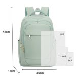 SKV B23874 Laptop-Tasche mit großem Fassungsvermögen, wasserabweisend, mit doppeltem Schultergurt, lässig, B23874 – Bild 2