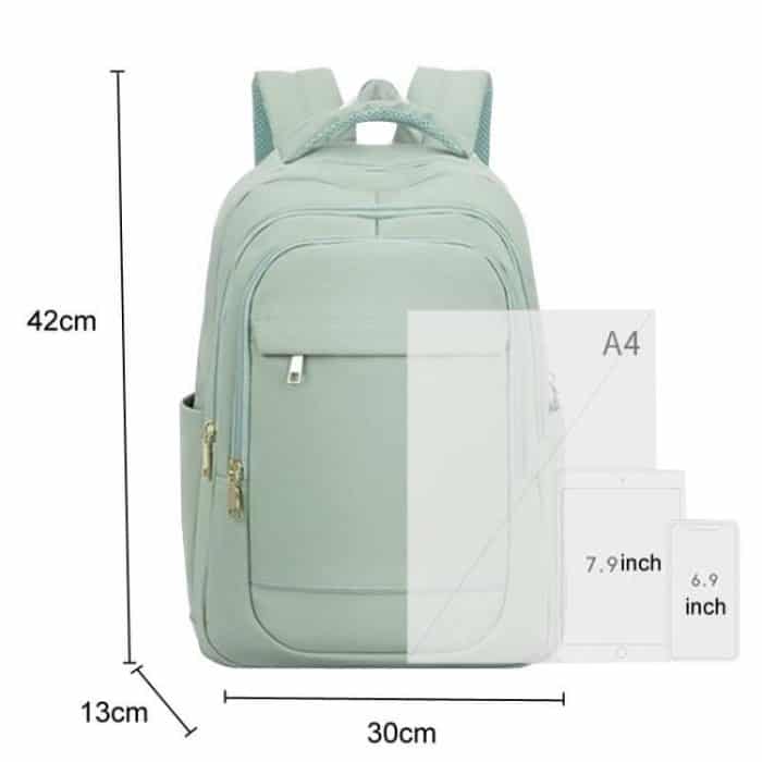 SKV B23874 Laptop-Tasche mit großem Fassungsvermögen, wasserabweisend, mit doppeltem Schultergurt, lässig, B23874 – Bild 2