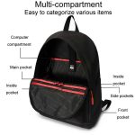 SKV B20537 Leichte Reise-Doppel-Schultertasche Große Kapazität Laptop-Rucksack – Bild 3