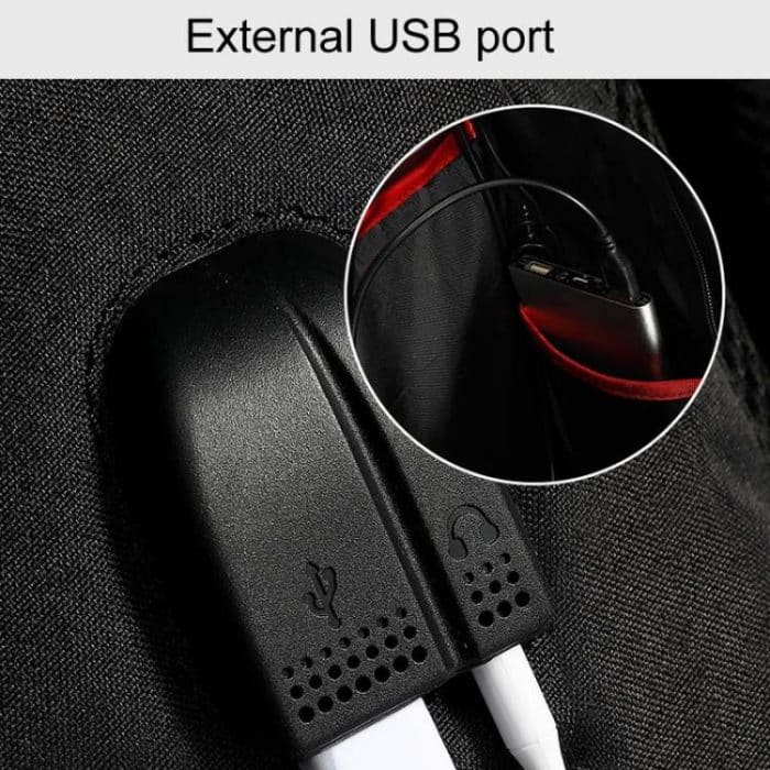 SKV B20537 Leichte Reise-Doppel-Schultertasche Große Kapazität Laptop-Rucksack – Bild 8