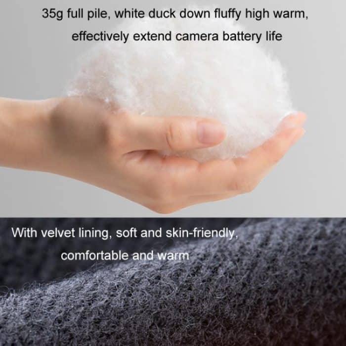 PGYTECH Kameraobjektiv Warme Kälteschutz-Daunenabdeckung, Regular, Telephoto – Bild 3