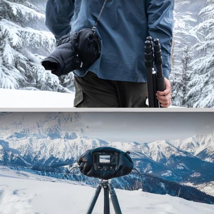 PGYTECH Kameraobjektiv Warme Kälteschutz-Daunenabdeckung, Regular, Telephoto – Bild 6