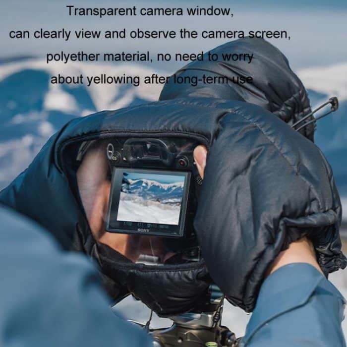 PGYTECH Kameraobjektiv Warme Kälteschutz-Daunenabdeckung, Regular, Telephoto – Bild 8