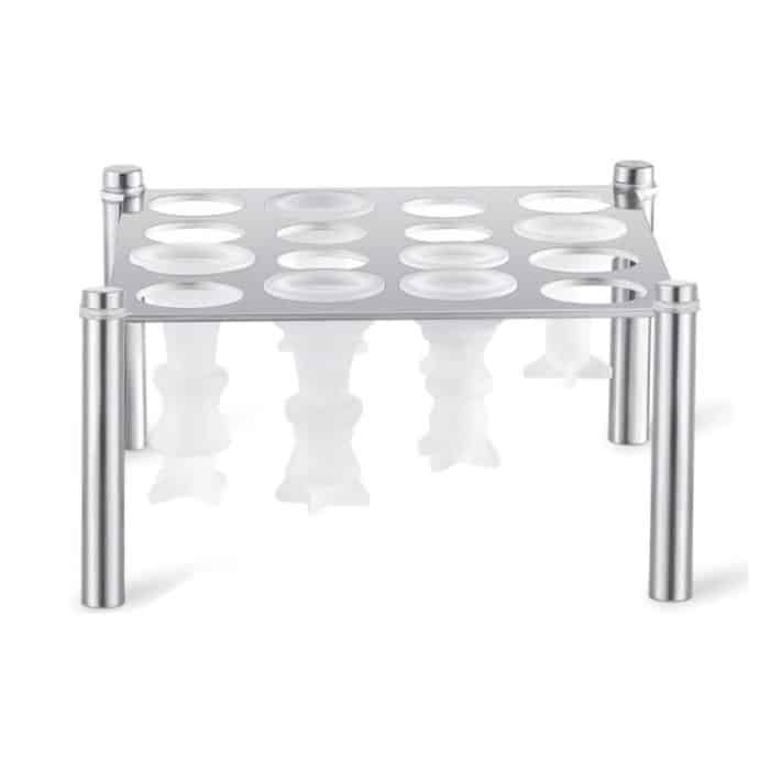 Quadratischer Schachformhalter aus Metall, YH010 – Bild 1