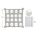 Quadratischer Schachformhalter aus Metall, YH010 – Bild 3