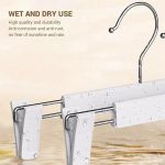 5 teile/paket Versenkbare Nano Hosen Kleiderbügel Nahtlose Hosen Clip Für Rock Kleid Slacks – Bild 6