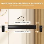5 teile/paket Versenkbare Nano Hosen Kleiderbügel Nahtlose Hosen Clip Für Rock Kleid Slacks – Bild 7
