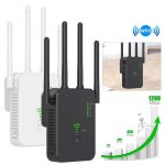 Urant U10 1200Mbps 2,4G & 5,8G Wireless Repeater WiFi Signal Verstärker Mit 4 Antennen, US Plug Black, US Plug White, EU Plug Black, EU Plug White, UK Plug Black, UK Plug White – Bild 2