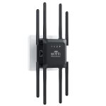 U18 1200Mbps 2,4G & 5G Wireless Repeater WiFi Signal Verstärker Mit 8 Antennen, US Plug Black, EU Plug Black, US Plug White, EU Plug White