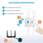 U18 1200Mbps 2,4G & 5G Wireless Repeater WiFi Signal Verstärker Mit 8 Antennen, US Plug Black, EU Plug Black, US Plug White, EU Plug White – Bild 5