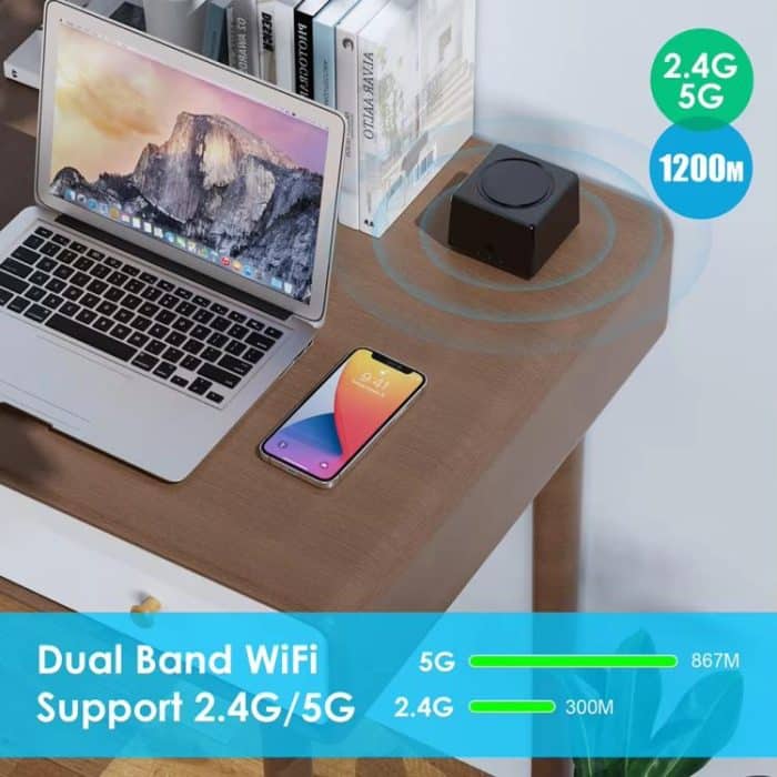 Urant USM16 1200Mbps Dual-Band Mesh WLAN Router Signalverstärker mit 3 Gigabit Ethernet Ports – Bild 6