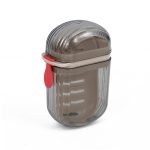 Tragbare, versiegelbare Seifenbox mit Deckel, doppelt entleerbare Reiseseifenbox