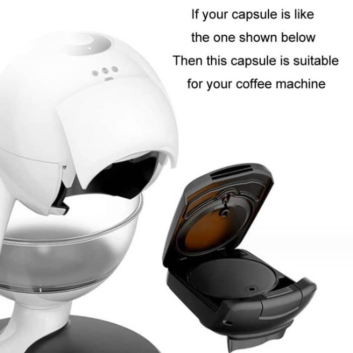 Für Dolce Gusto Kaffeemaschine Edelstahl Wiederverwendbare Kaffeekapselschale, Capsule+Brush And Scoop, Capsule+40mm Powder Hammer+Brush And Scoop – Bild 4