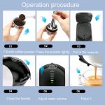 Für Dolce Gusto Kaffeemaschine Edelstahl Wiederverwendbare Kaffeekapselschale, Capsule+Brush And Scoop, Capsule+40mm Powder Hammer+Brush And Scoop – Bild 8