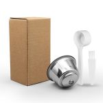 Für Dolce Gusto Kaffeemaschine Edelstahl Wiederverwendbare Kaffeekapselschale, Capsule+Brush And Scoop, Capsule+40mm Powder Hammer+Brush And Scoop – Bild 9
