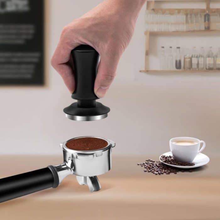 Skala Horizontale Konstante Druck Kaffeemühle Stretching Pulver Presse Hammer, Black Flat Bottom, Black Flat Bottom+Round Base, Black Thread, Black Thread+Round Base, Silver Blue Flat Bottom, Silver Blue Flat Bottom+Round Base, Silver Blue Thread... – Bild 5