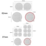 Für Nestlé Vertuo Kaffeemaschine Einwegkapsel Aluminiumfolie Versiegelungspapier, 37mm 100pcs / Pack, 37mm 204pcs / Pack, 62mm 100pcs / Set – Bild 3