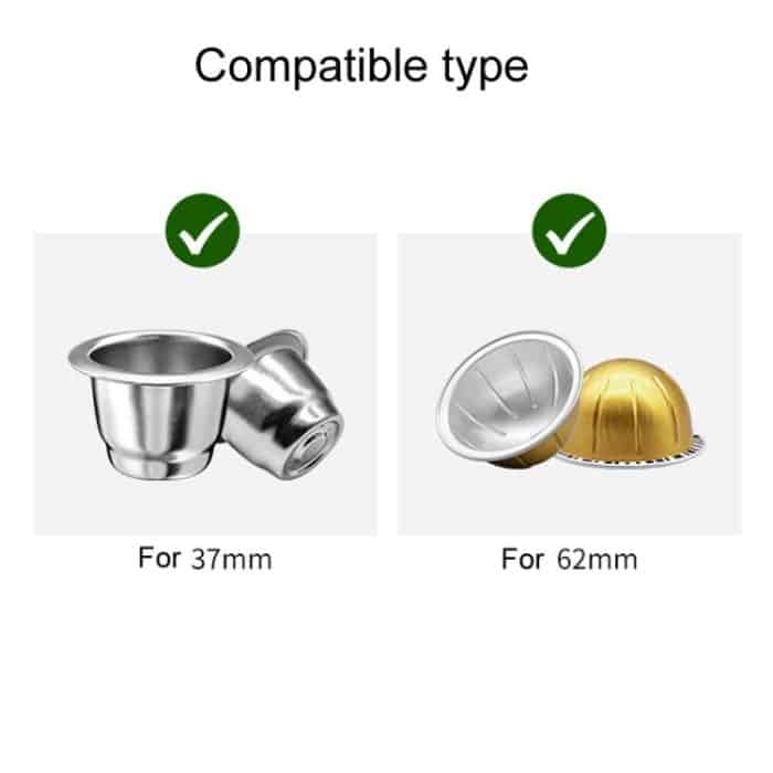 Für Nestlé Vertuo Kaffeemaschine Einwegkapsel Aluminiumfolie Versiegelungspapier, 37mm 100pcs / Pack, 37mm 204pcs / Pack, 62mm 100pcs / Set – Bild 4