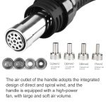 SUGON 202 2-in-1-Lötkolben, Dual-Display, Handy-Reparatur, Heißluft-Thermostat, Lötstation, Kombinationsset, EU Plug, US Plug – Bild 7