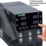 SUGON 202 2-in-1-Lötkolben, Dual-Display, Handy-Reparatur, Heißluft-Thermostat, Lötstation, Kombinationsset, EU Plug, US Plug – Bild 8