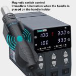 SUGON 202 2-in-1-Lötkolben, Dual-Display, Handy-Reparatur, Heißluft-Thermostat, Lötstation, Kombinationsset, EU Plug, US Plug – Bild 9