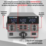 SUGON 8630 Pro Große Windkraft-Handy-Reparatur-CPU-Digitalanzeige Heißluft-Lötstation, EU Plug, US Plug – Bild 6
