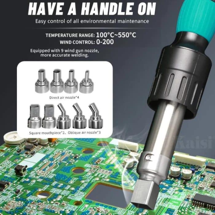 SUGON 8650Pro Curve Heißluft-Lötstation, 1300 W, hohe Windleistung, Wartung von Motherboards und CPUs, Entlötstation, EU Plug, US Plug – Bild 7