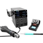 SUGON 212 2-in-1-Lötkolben, Dual-Display, Handy-Reparatur, Heißluft-Lötstation mit konstanter Temperatur, Kombinationsset, EU Plug, US Plug