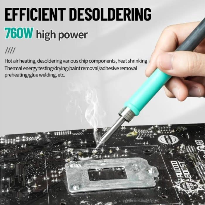 SUGON 212 2-in-1-Lötkolben, Dual-Display, Handy-Reparatur, Heißluft-Lötstation mit konstanter Temperatur, Kombinationsset, EU Plug, US Plug – Bild 7