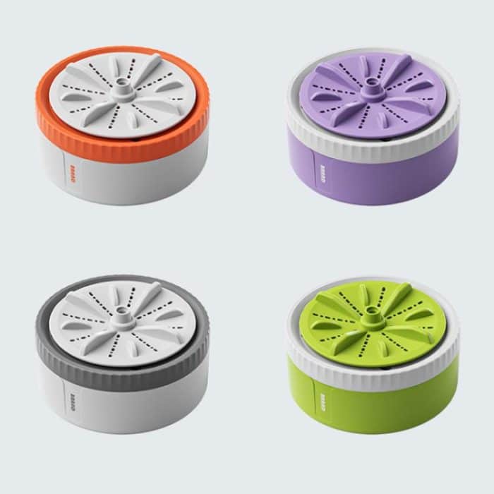 Tragbare Mini-Turbinenwaschmaschine für Unterwäsche und Socken, Orange Standard, Green Standard, Gray Standard, Purple Standard, Orange Three-speed Timing, Green Three-speed Timing, Gray Three-speed Timing, Purple Three-speed Timing – Bild 2