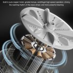 Tragbare Mini-Turbinenwaschmaschine für Unterwäsche und Socken, Orange Standard, Green Standard, Gray Standard, Purple Standard, Orange Three-speed Timing, Green Three-speed Timing, Gray Three-speed Timing, Purple Three-speed Timing – Bild 8