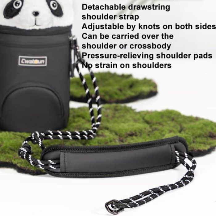 Kameraobjektiv-Zylinder, Cartoon-Panda, Kameraobjektiv-Schutzhülle, Cwatcun D162 Small, Cwatcun D162 Medium, Cwatcun D162 Large – Bild 7