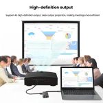 8-in-1-Dockingstation-Hub mit USB-C/Typ-C-Gigabit-Ethernet-Anschluss, HDMI 4K 30Hz, HDMI 4K 60Hz – Bild 4