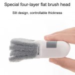 2 stücke Haushalt Multifunktionale Handheld Fenster Spalt Pinsel 2 In 1 Nut Reinigung Werkzeug – Bild 4