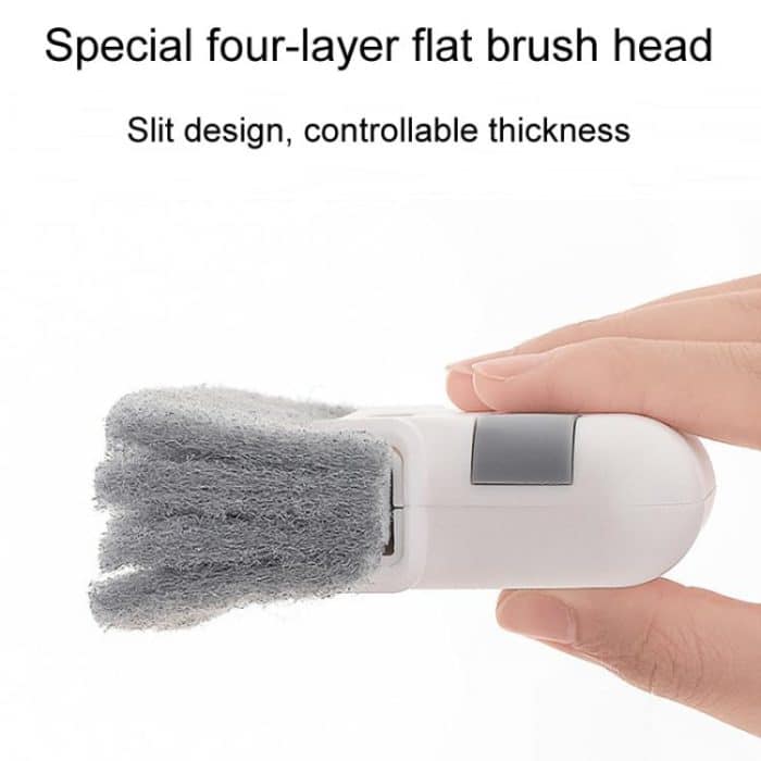 2 stücke Haushalt Multifunktionale Handheld Fenster Spalt Pinsel 2 In 1 Nut Reinigung Werkzeug – Bild 4