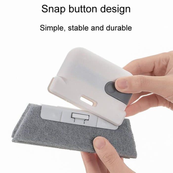 2 stücke Haushalt Multifunktionale Handheld Fenster Spalt Pinsel 2 In 1 Nut Reinigung Werkzeug – Bild 5