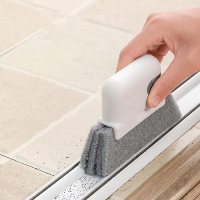 2 stücke Haushalt Multifunktionale Handheld Fenster Spalt Pinsel 2 In 1 Nut Reinigung Werkzeug – Bild 9