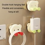 Saugnapf Stecker Haken Loch-freies Netzkabel Wand Fixierer Datenkabel Lagerung Veranstalter – Bild 5