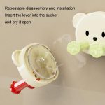 Saugnapf Stecker Haken Loch-freies Netzkabel Wand Fixierer Datenkabel Lagerung Veranstalter – Bild 9