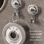 Rotierender Saugnapfhaken Starker Vakuumklebriger Haken Spurloser multifunktionaler Haushaltshalter – Bild 8