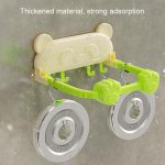 Saugnapf Becken Rack Badezimmer No-Punch Faltbare Multifunktions Haken Organizer Wand Regal – Bild 6