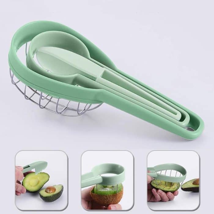 Multifunktionaler 3-in-1-Avocadoschneider für die Küche und den Haushalt – Bild 9