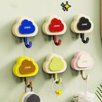 Saugnapf Presse Wolken Haken Kein Punch Bad Küche Haushalt Multifunktionale Haken – Bild 2