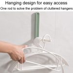 Balkon Haushalt No-Punch Faltbare Kleidung Rack Clip Organizer – Bild 4