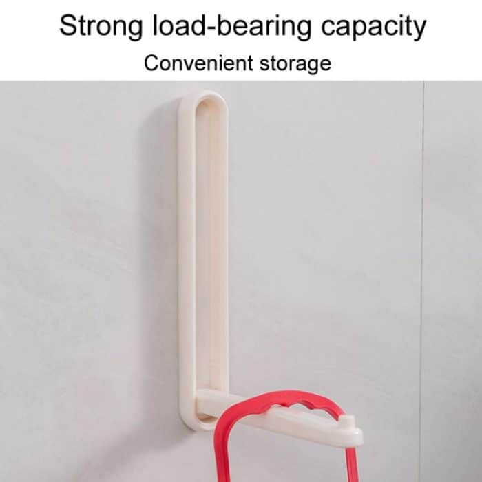 Balkon Haushalt No-Punch Faltbare Kleidung Rack Clip Organizer – Bild 5