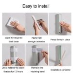 Balkon Haushalt No-Punch Faltbare Kleidung Rack Clip Organizer – Bild 9