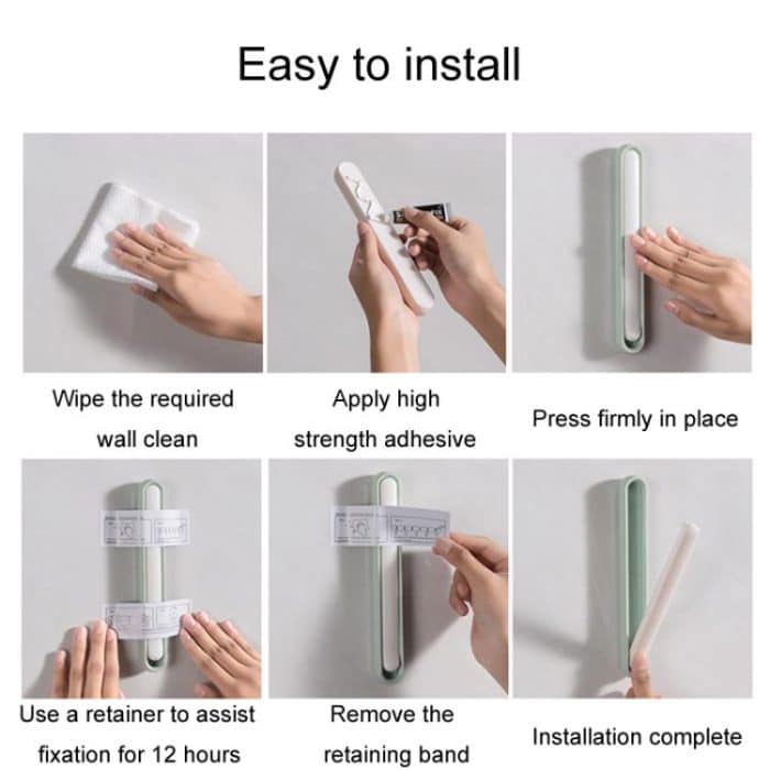 Balkon Haushalt No-Punch Faltbare Kleidung Rack Clip Organizer – Bild 9