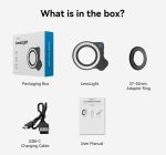 APEXEL APL-FL26 Schmuck Lebensmittel Stillleben Dreifarbig 9-Gang Slim Ring Makrofotografie Fülllicht – Bild 16