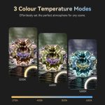 APEXEL APL-FL26 Schmuck Lebensmittel Stillleben Dreifarbig 9-Gang Slim Ring Makrofotografie Fülllicht – Bild 9